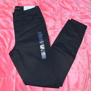 Black high rise jeggings